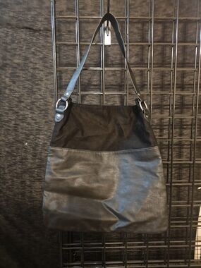 H&M Black Two-Tone Shoulder Bag